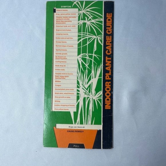Vintage Indoor Plant Guide with Pull Diagnosis Feature-Hawaii Nursery - Picture 7 of 9
